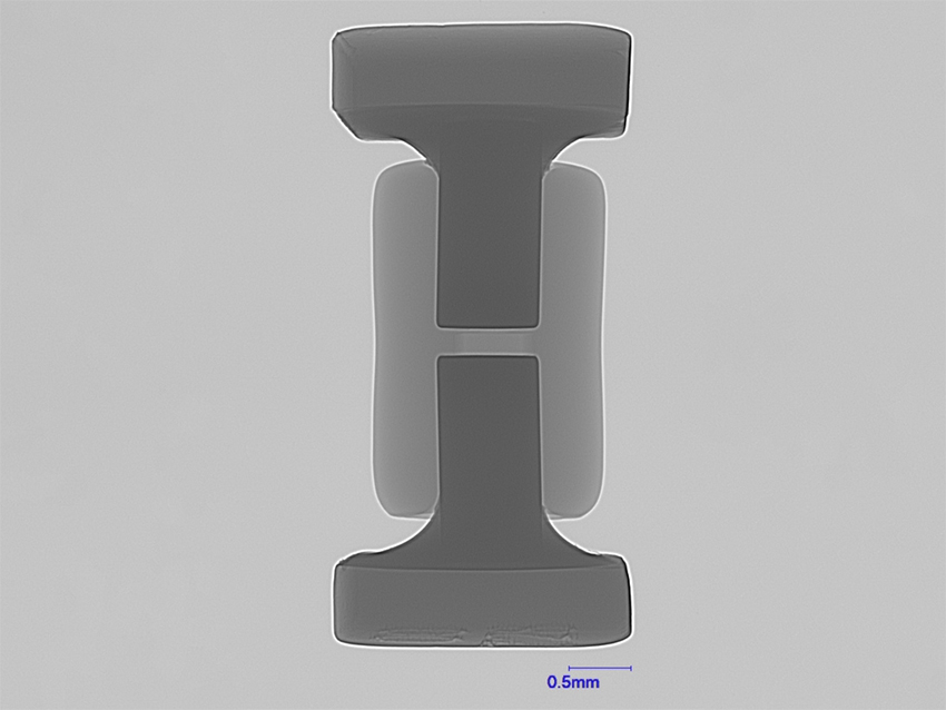 二极管的轴向Xray射线视图. 二极管的轴向Xray射线视图.