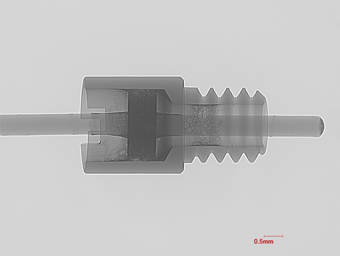 电容器裂纹的xray透视图像分析 电容器裂纹的xray透视图像分析