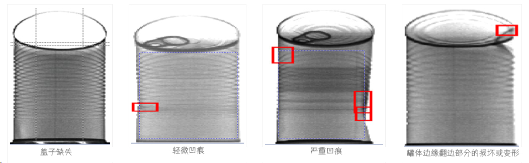 X-ray检测罐装食品的缺陷：盖子缺失-凹痕-罐体边缘翻边部分的损坏或变形.jpg
