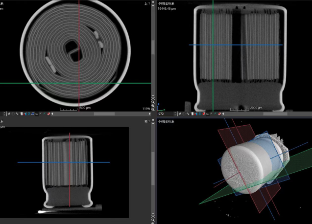 X-ray电容检测图