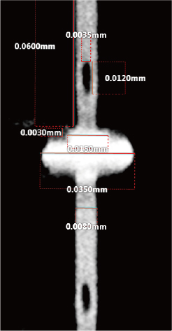 通过X射线检测图像进行TSV-硅穿孔测量 通过X射线检测图像进行TSV-硅穿孔测量