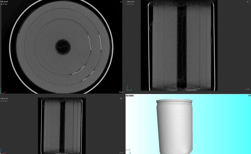 电池x-ray的3d检测