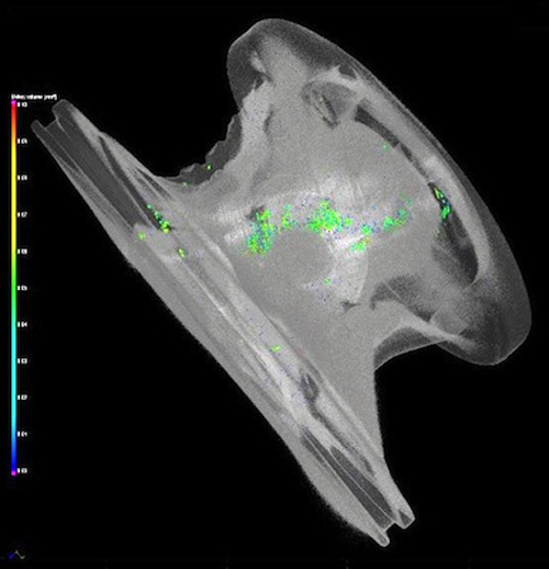 X射线CT检测涡轮增压器内部空洞